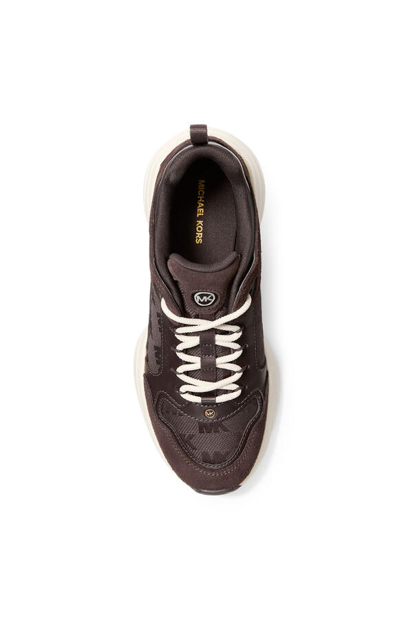  Bowie Mixed-Media Sneakers