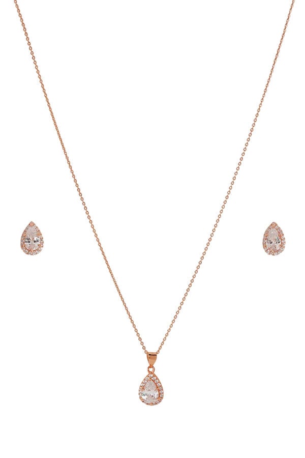 Zia Drop Pendant Necklace