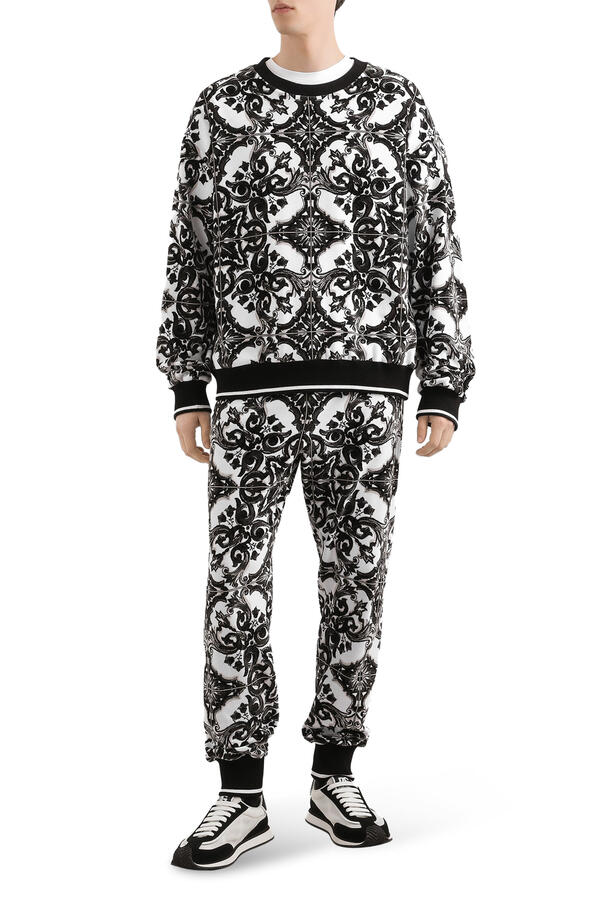  Majolica-Print Trousers