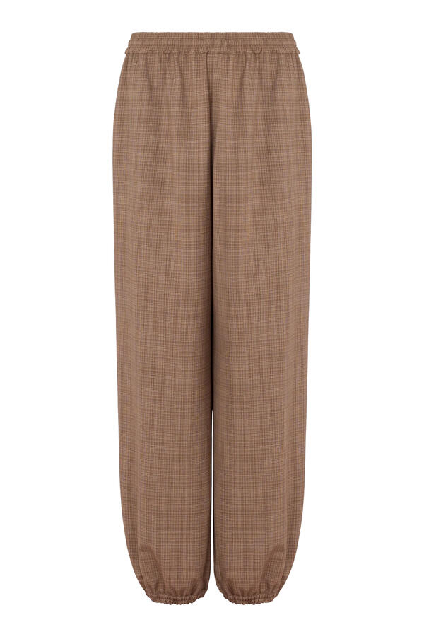 Stretch Wool-Blend Cloth Pants