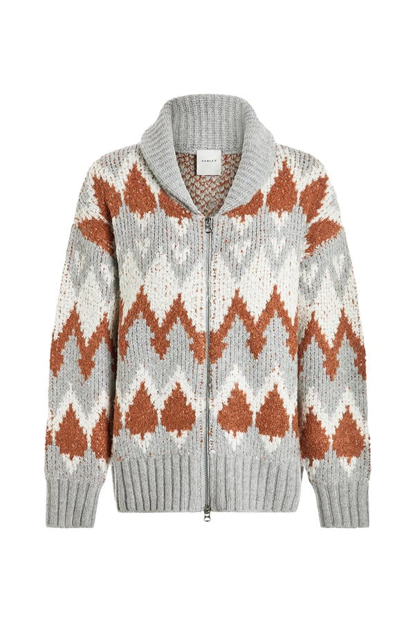 Brockley Jacquard Knit Jacket
