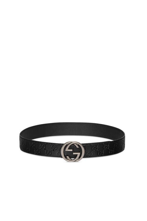 Reversible Belt with Interlocking G Buckle 