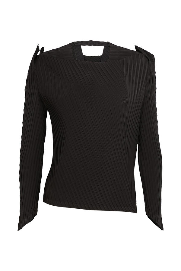 Tubular Pleats Top