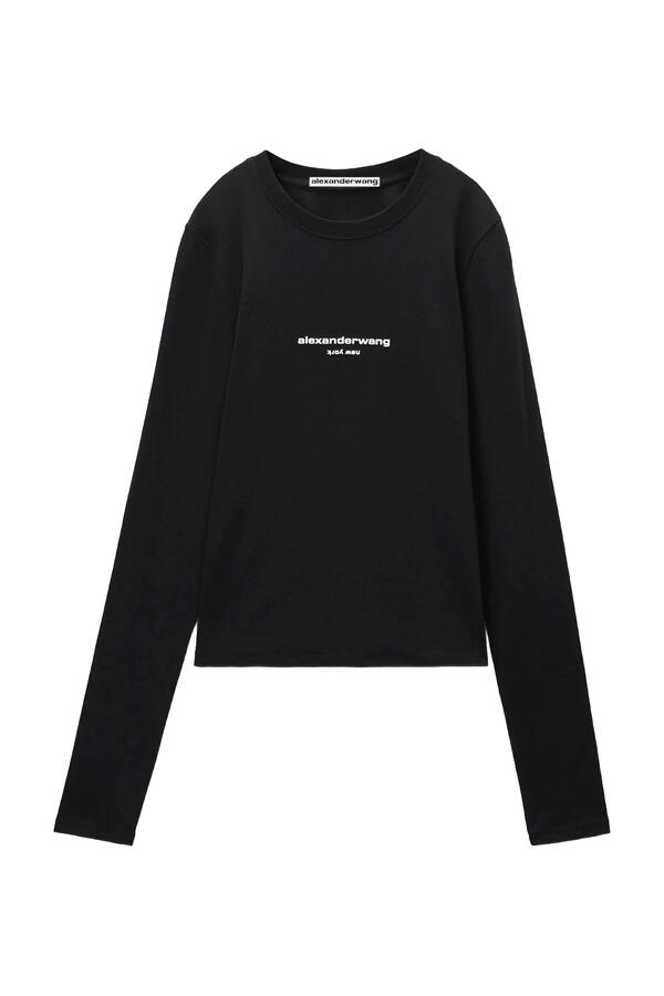 Long Sleeve Logo Print T-Shirt 
