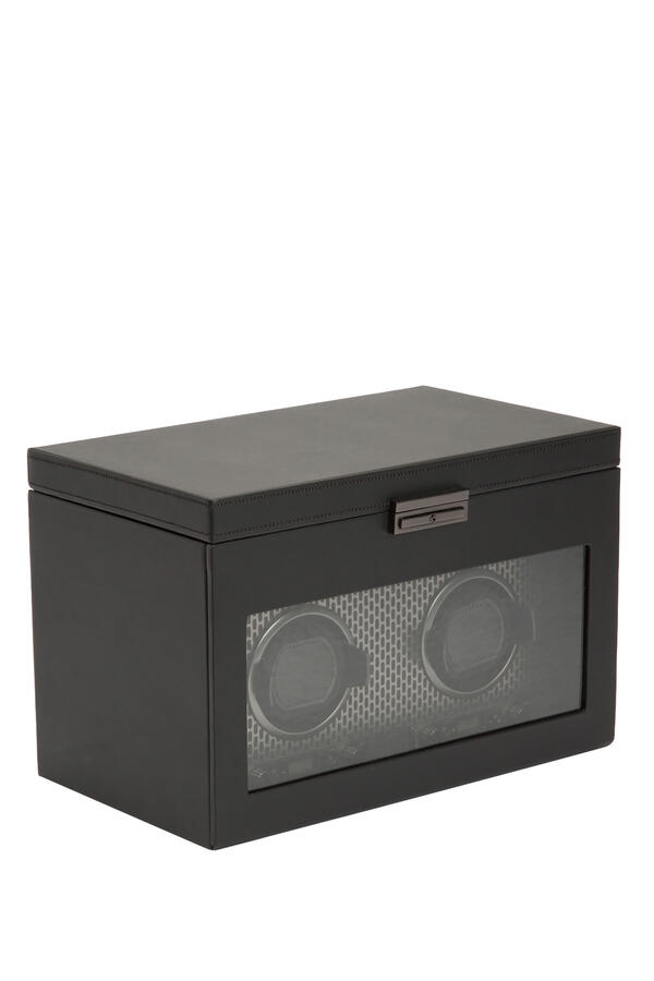 Axis Double Watch Winder with Storage