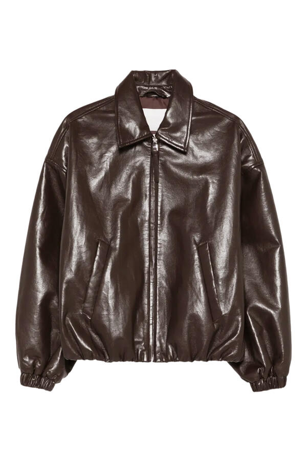 Bubble Hem Bomber Jacket