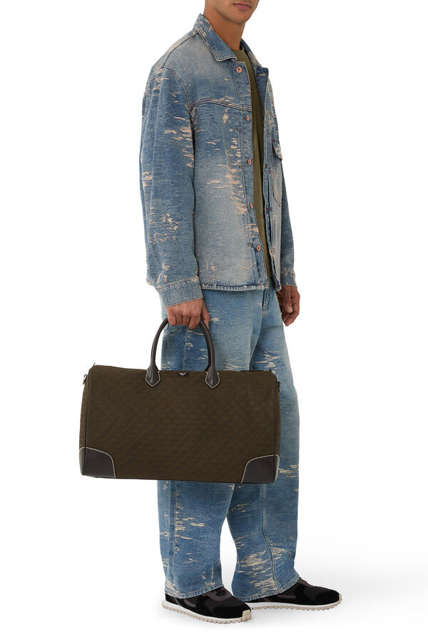 Geometric Pattern Duffle Bag