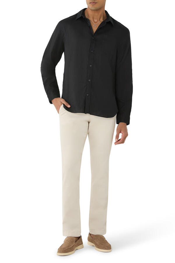 Linen Long-Sleeve Shirt