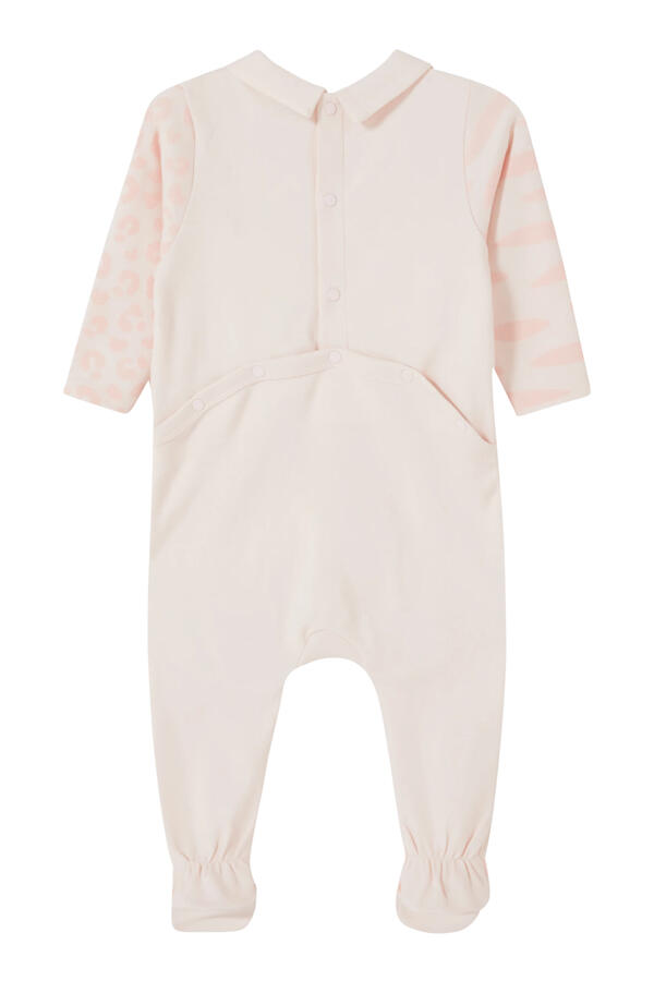 Kids Animal Print Pajama Romper