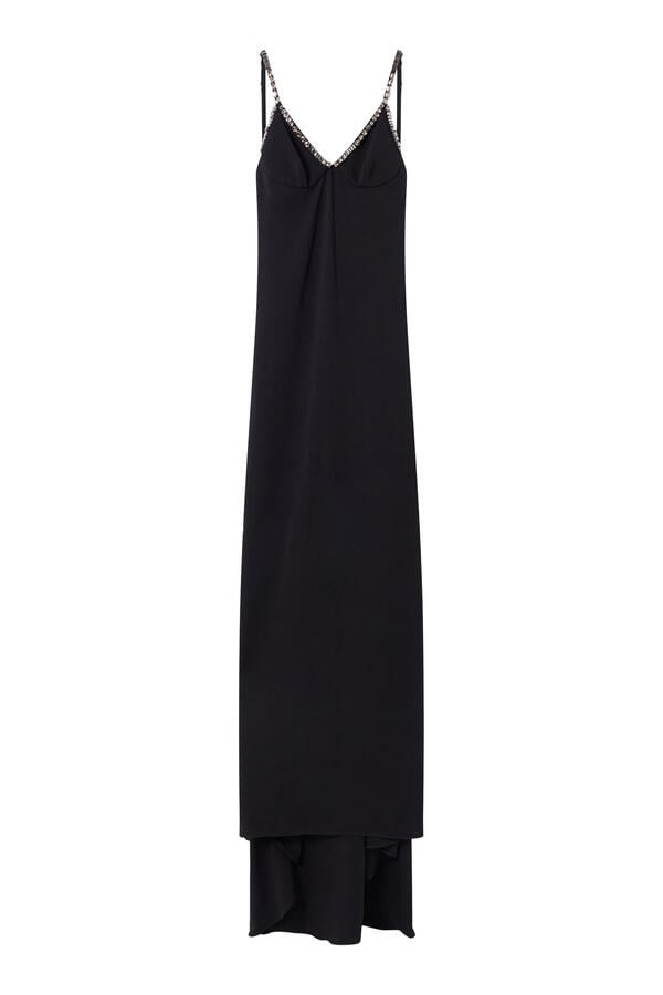 Embellished Textured Gown 