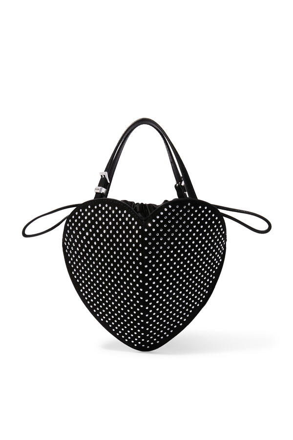 Rhinestone Heart Bag