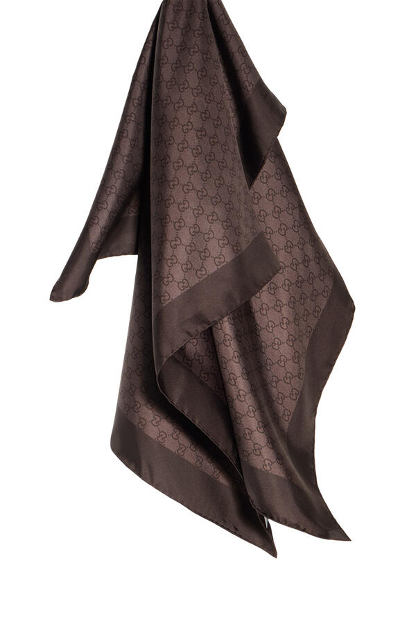 GG Silk Twill Jacquard Carré