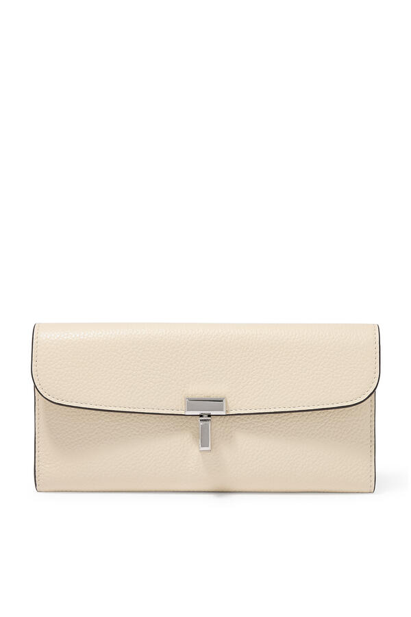  T-Lock Grained-Leather Wallet