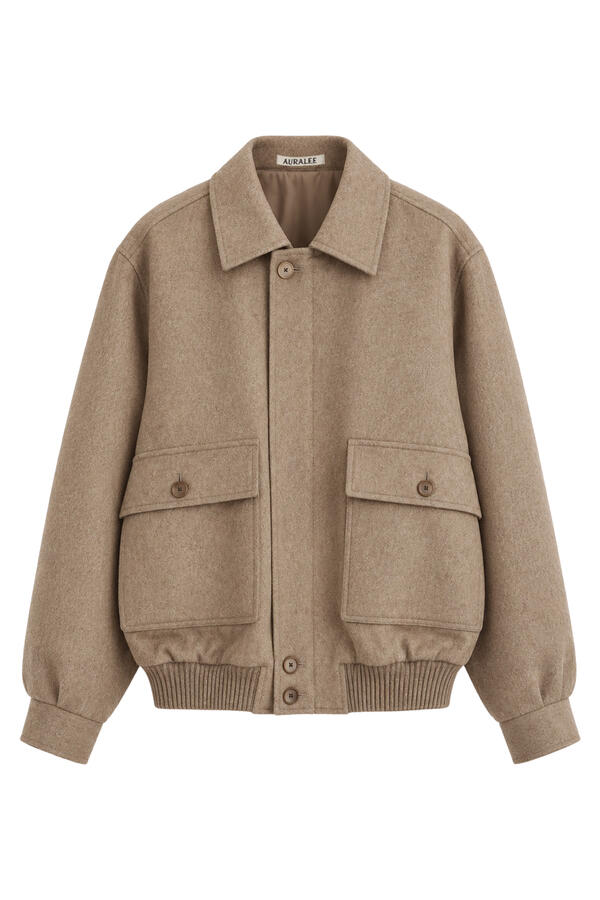 Point Collar Zip Blouson