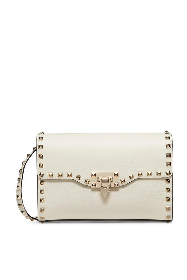 Small Rockstud Leather Cross-Body Bag