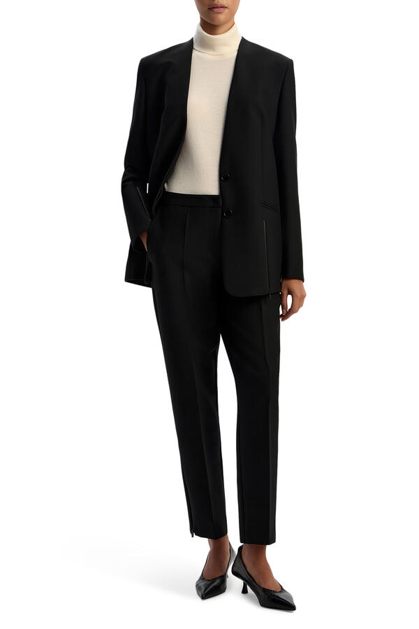  Zip-Detail Trousers
