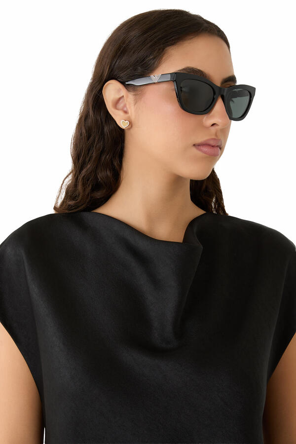 Cat-Eye Frame Sunglasses
