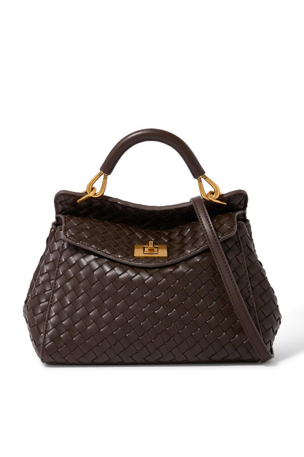 Lucia Classic Top Handle Woven Bag