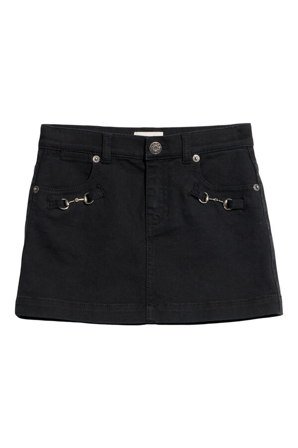 Kids Horsebit-Detail Mini Skirt
