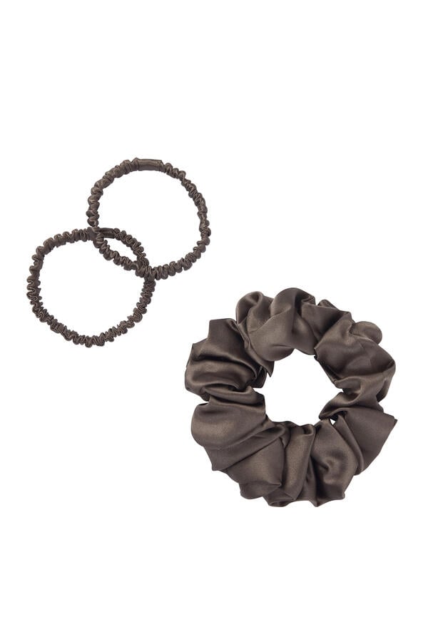 Silk Skinny Sleep Scrunchies, Set of 3