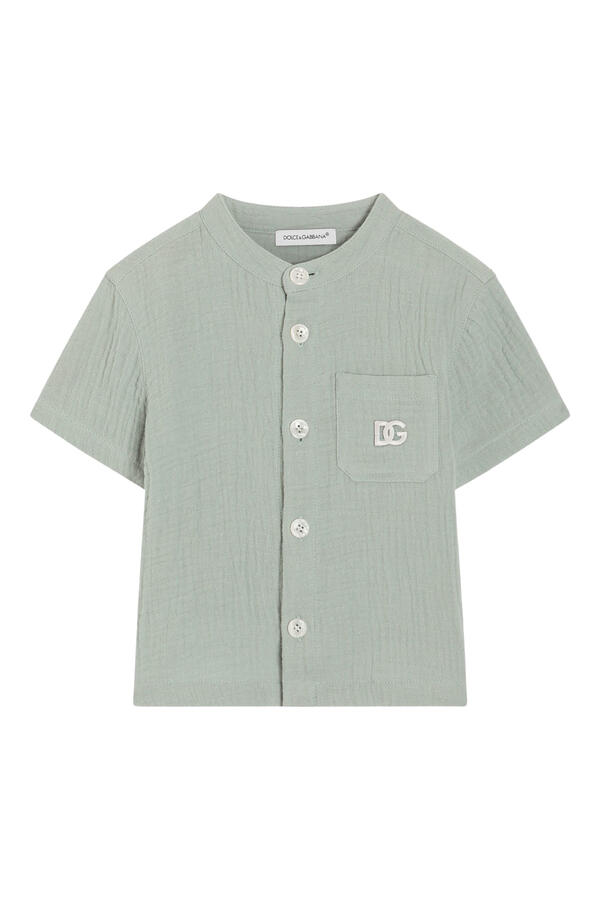 Kids Logo Cotton Gauze Shirt
