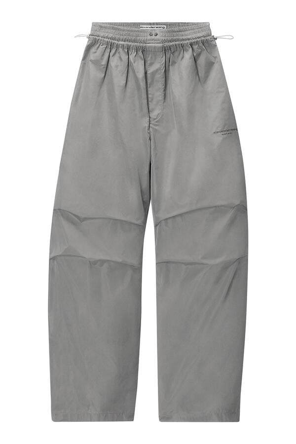 Boxer Waist Mid-Rise Track Pant