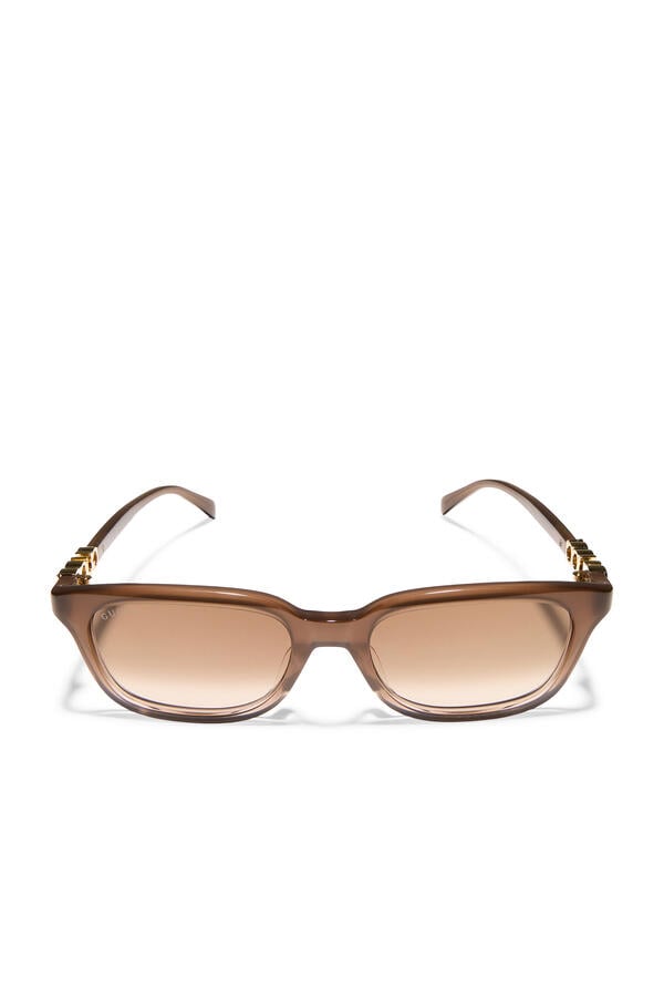 Rectangular-Frame Sunglasses