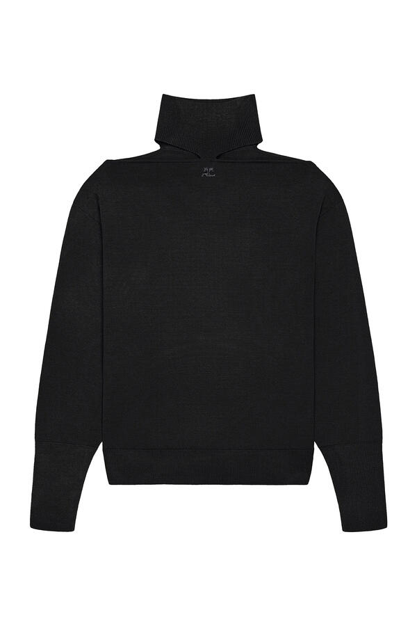 Embroidered Logo Sweater
