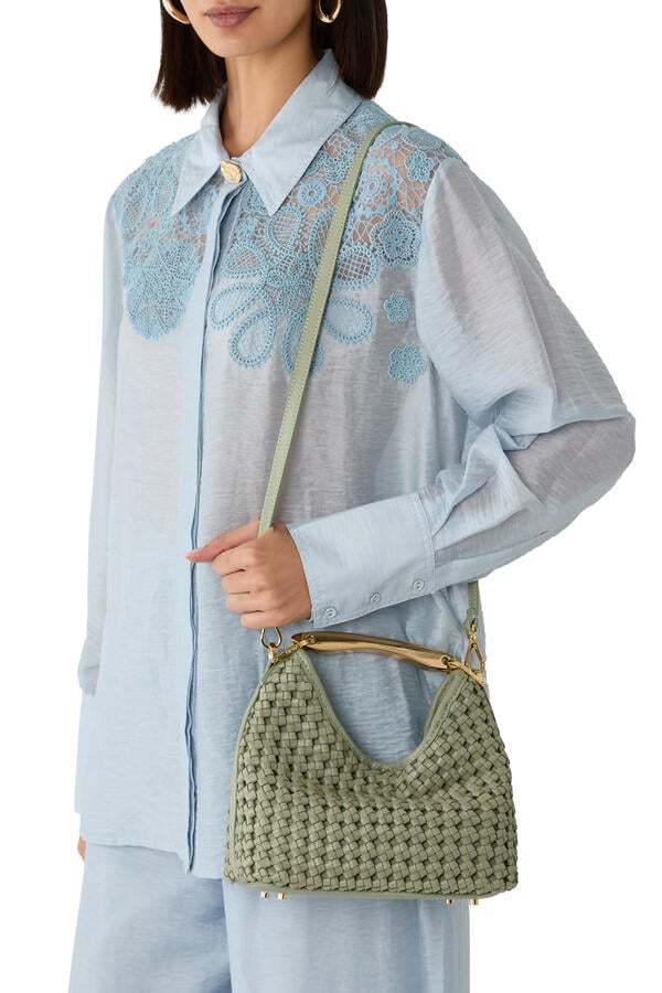 Boomerang Top-Handle Bag