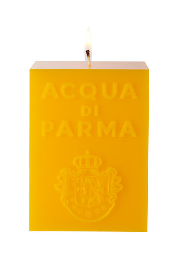 Yellow Scented Cube Candle