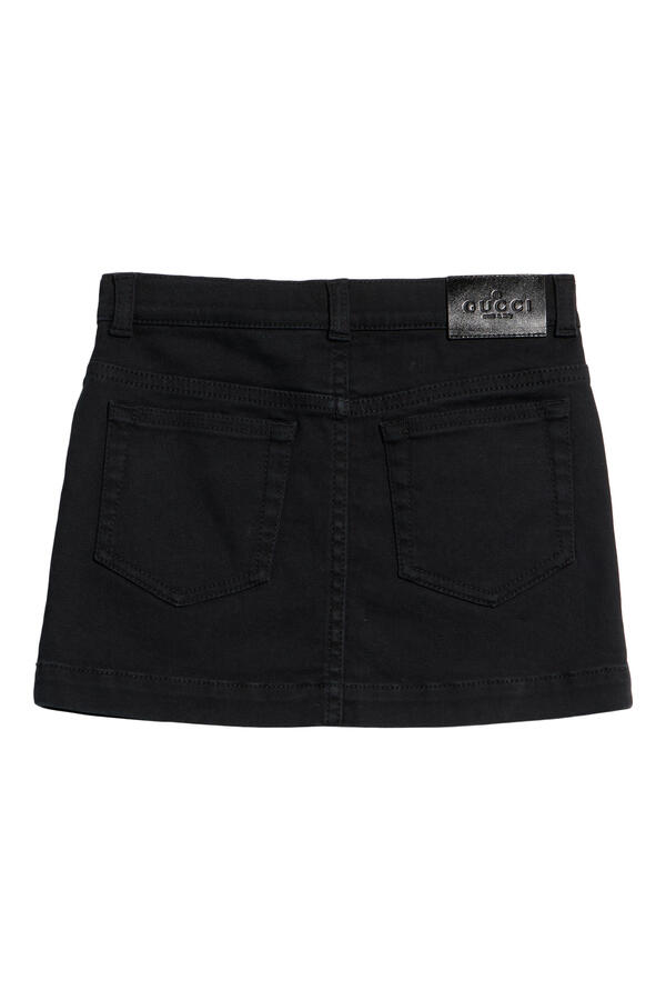 Kids Horsebit-Detail Mini Skirt