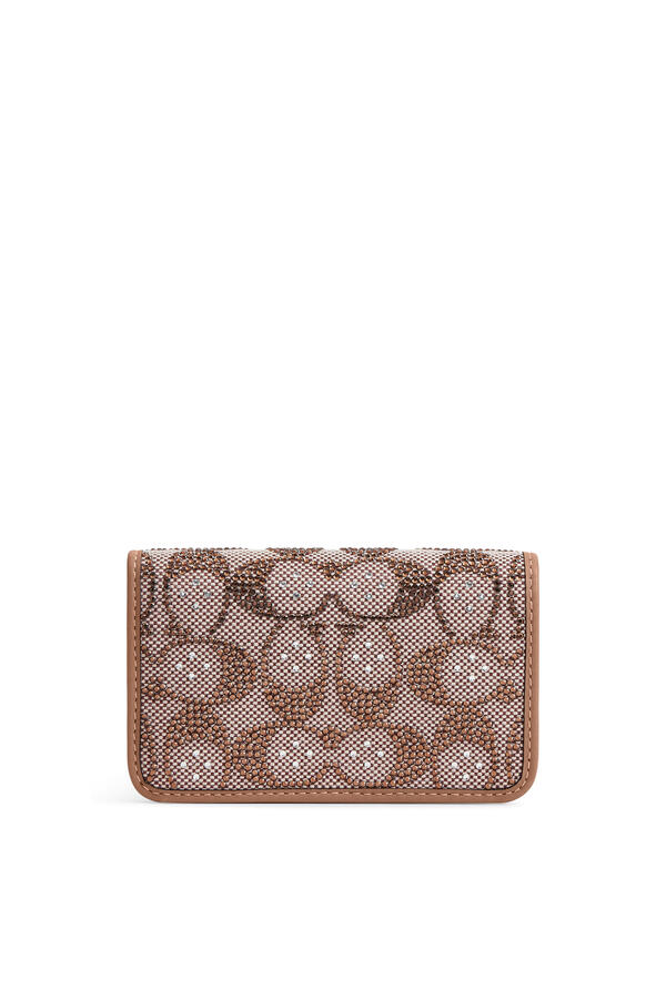Crystal Signature Jacquard Slim Card Case