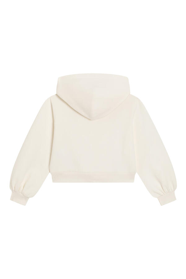 Kids Hooded Sweatshirt with DG Embroidery and Rhinestones