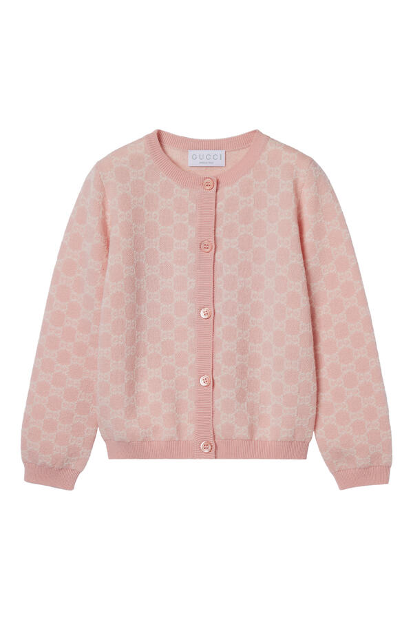 Kids GG Monogram Cardigan