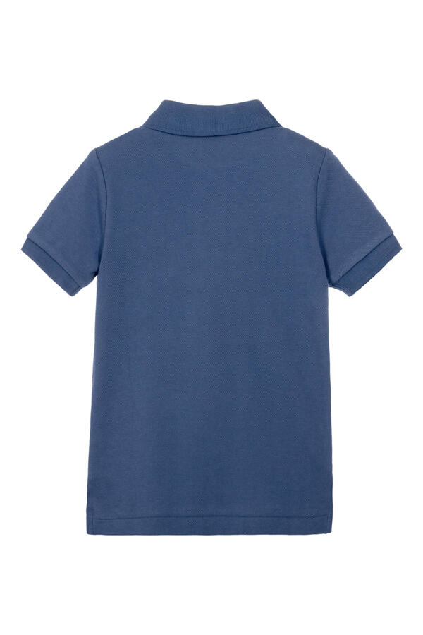 Kids Polo Bear Cotton Mesh Polo Shirt