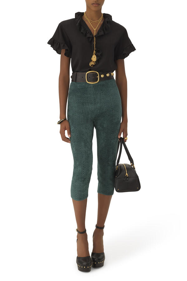 Short Sleeves Ruffle Top