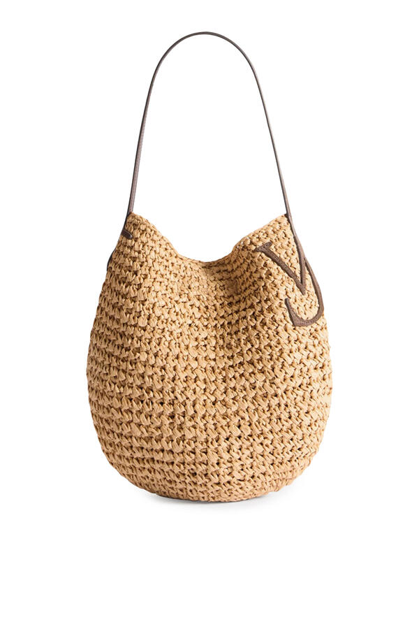 Bulb Crochet Small Shopper Bag