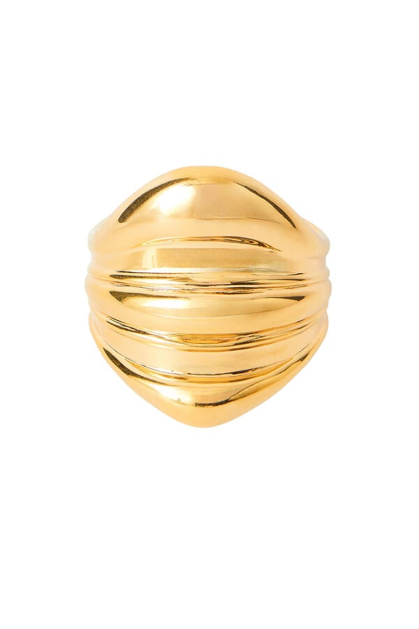 Sculpt Cuff, Brass