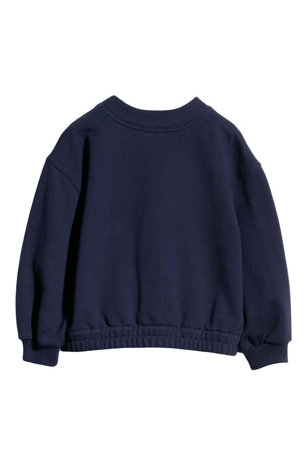 Kids Felted Cotton Jersey Cardigan