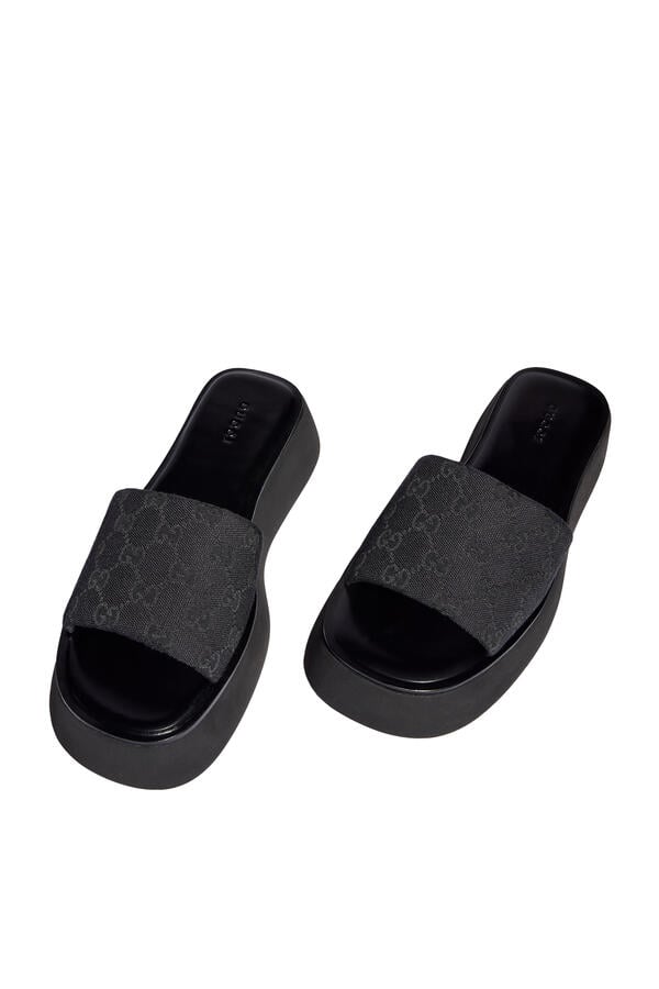 Flatform Slide Sandals 