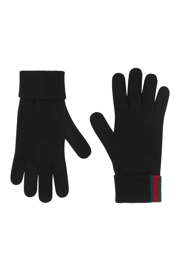 Wool Gloves With Web