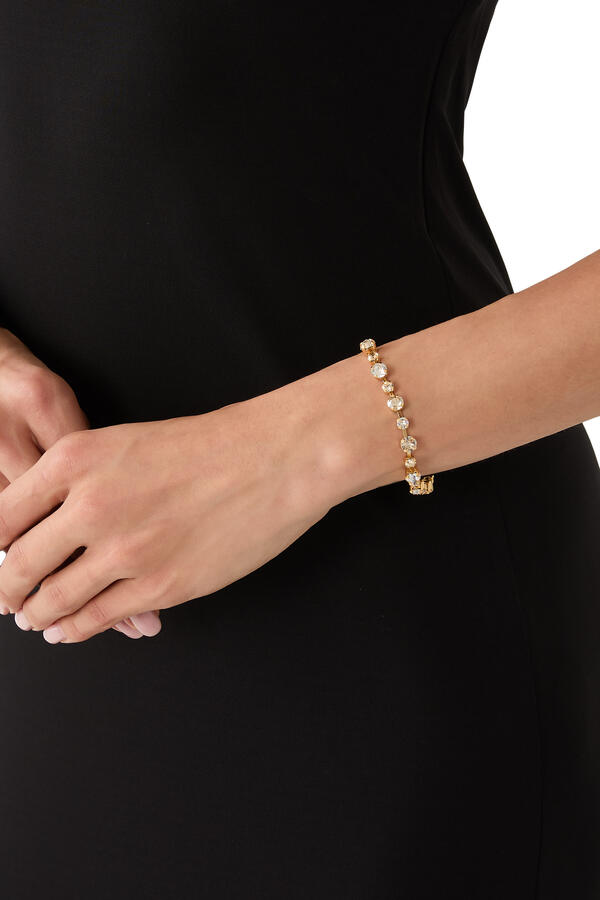 Summer Combo Calanthe Bracelet, 18K Gold-Plated Brass & Crystals