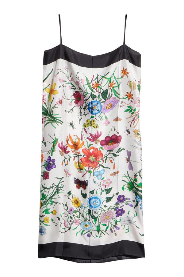  Floral Print Sleeveless Dress
