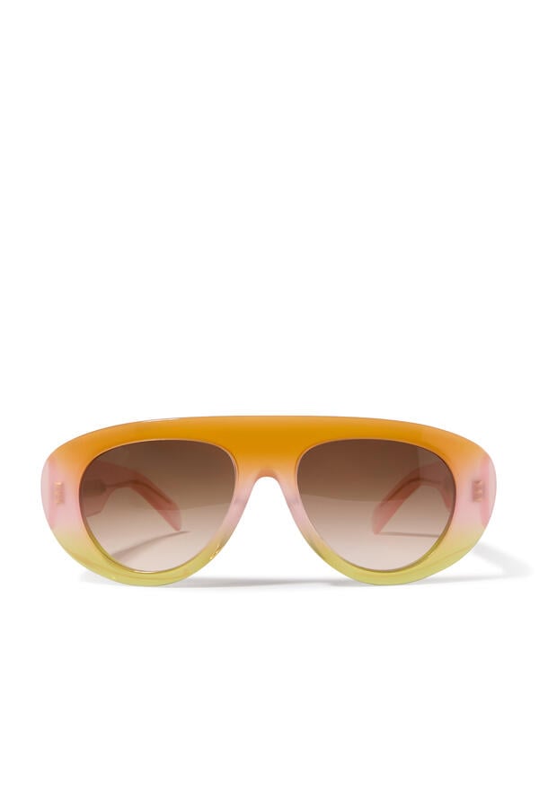 Triomphe Stamp 01 Sunglasses in Acetate 