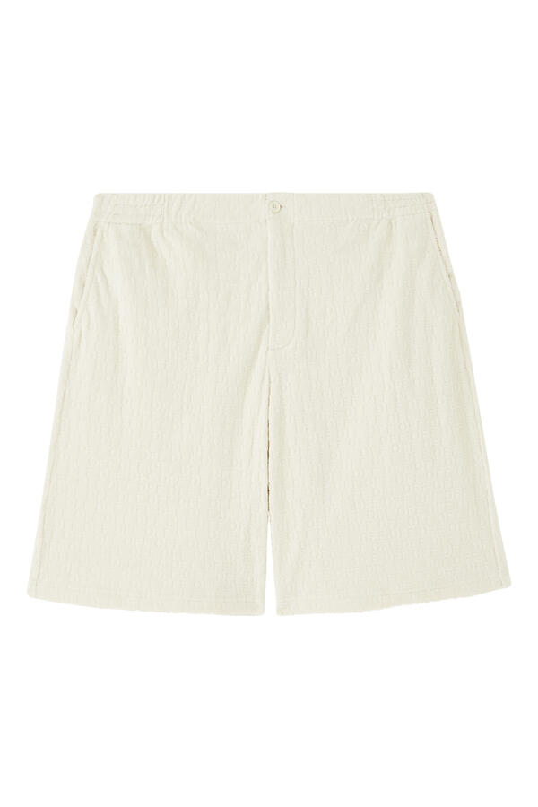  Off-White Terry Bowling Shorts