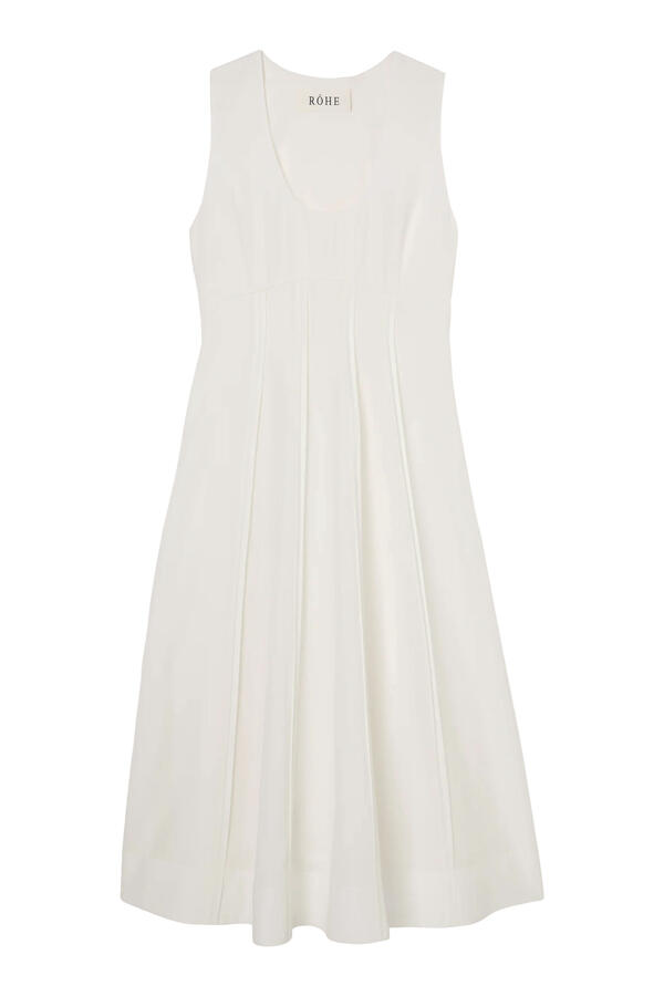 Sculptural Poplin Dress
