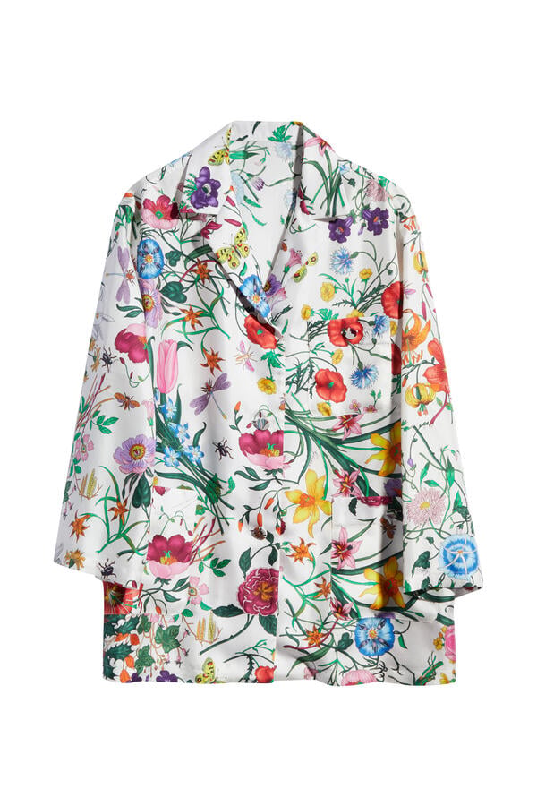 Allover Flora Print Shirt