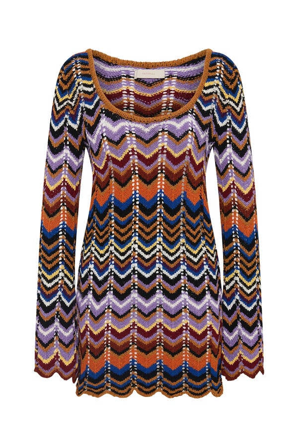 Sierra Mini Dress Cadaquès Stripe