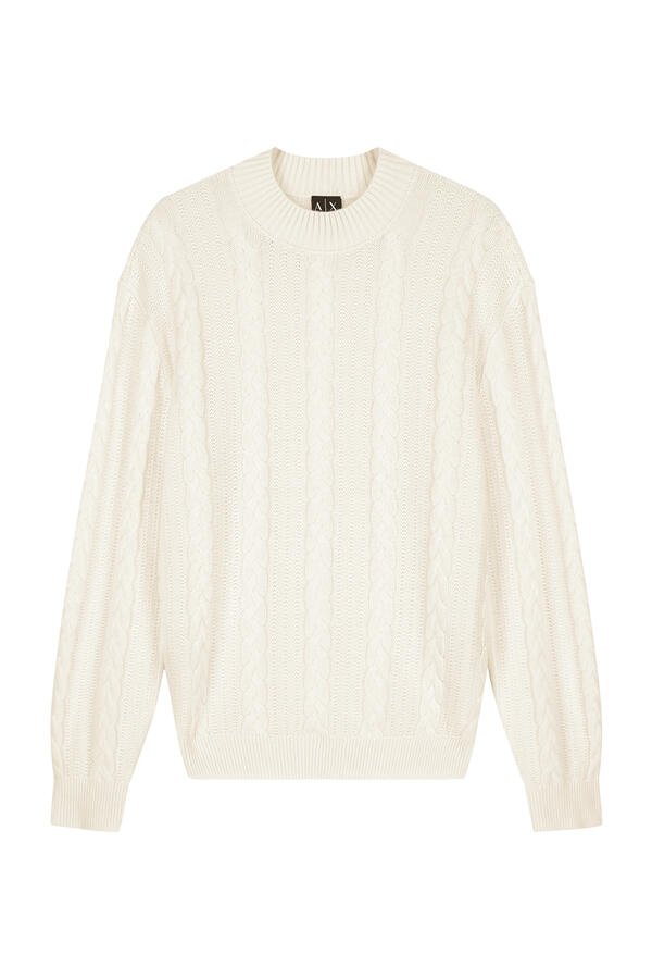 Cable-Knit Long Sleeves Pullover