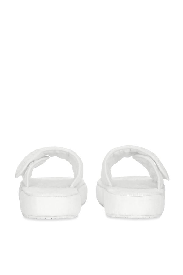 Jacquard Terry Cotton Plateau Slippers